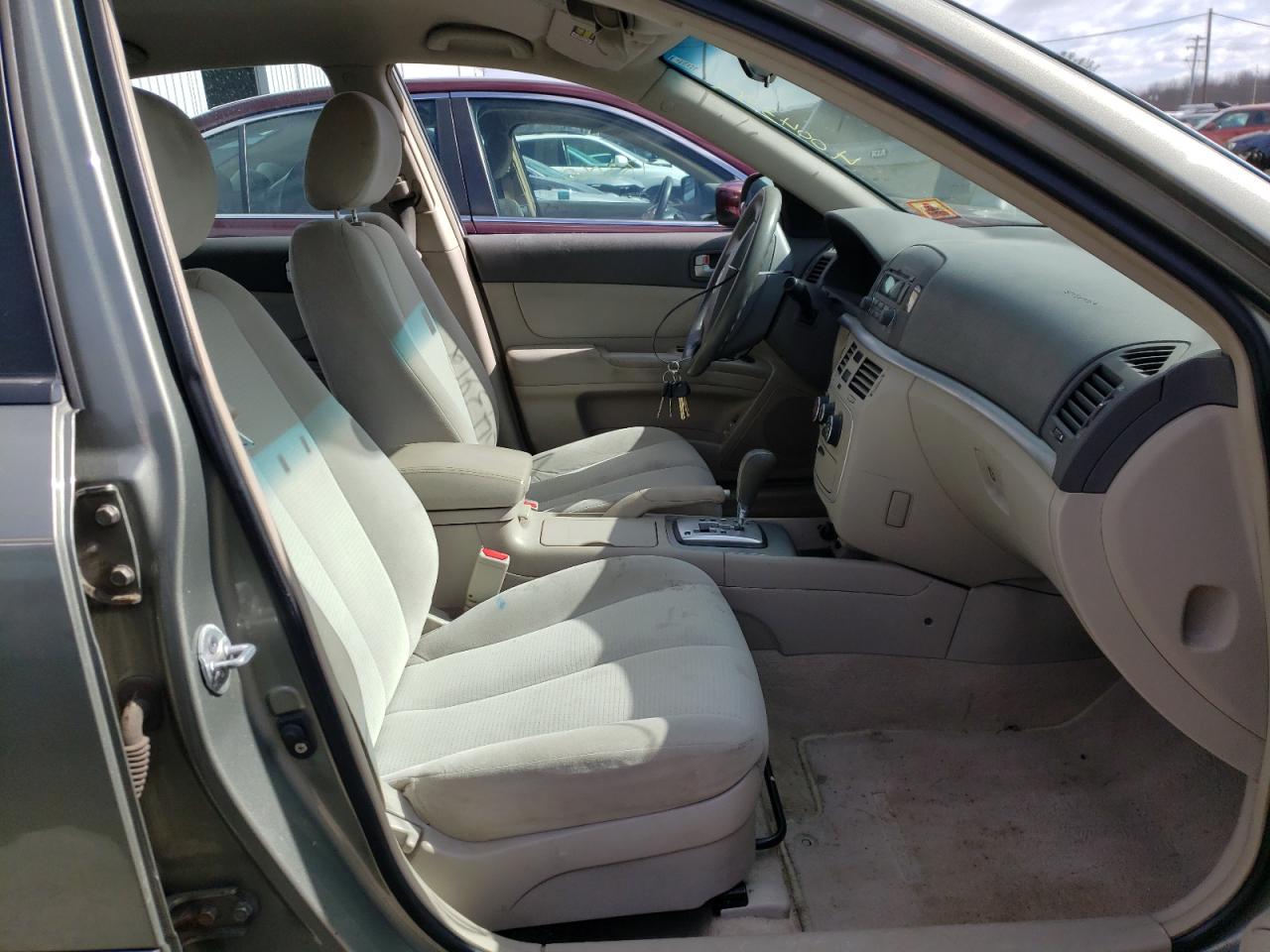 Photo 5 from auction – 2008 HYUNDAI SONATA GLS with VIN 5NPET46C88H403759