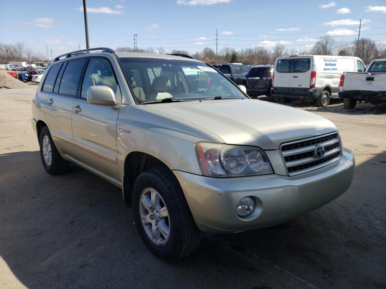 TOYOTA HIGHLANDER 2003 with VIN JTEHF21A030150369 - Photo from auction