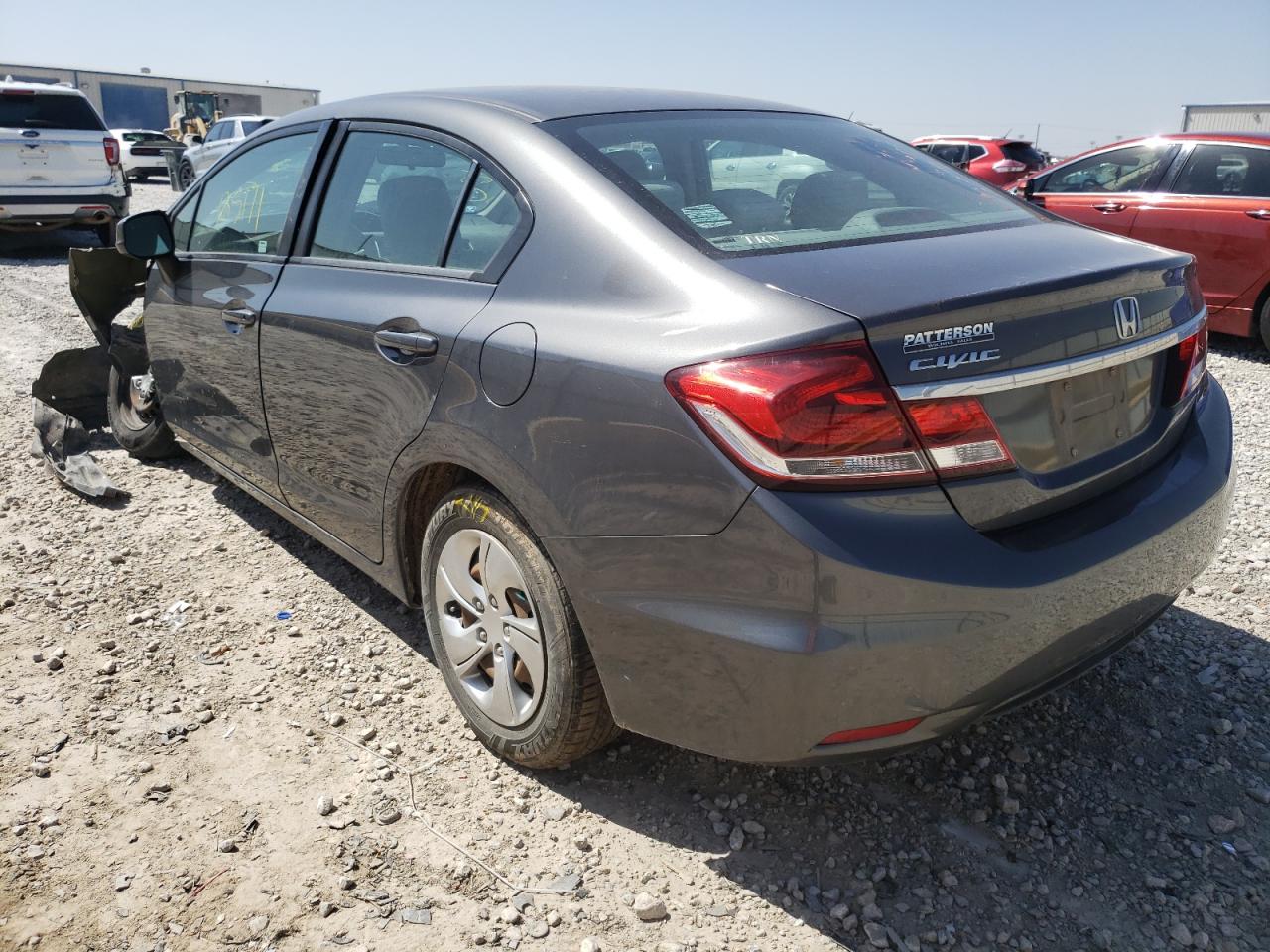 Photo 3 from auction – 2013 HONDA CIVIC LX with VIN 2HGFB2F51DH580185