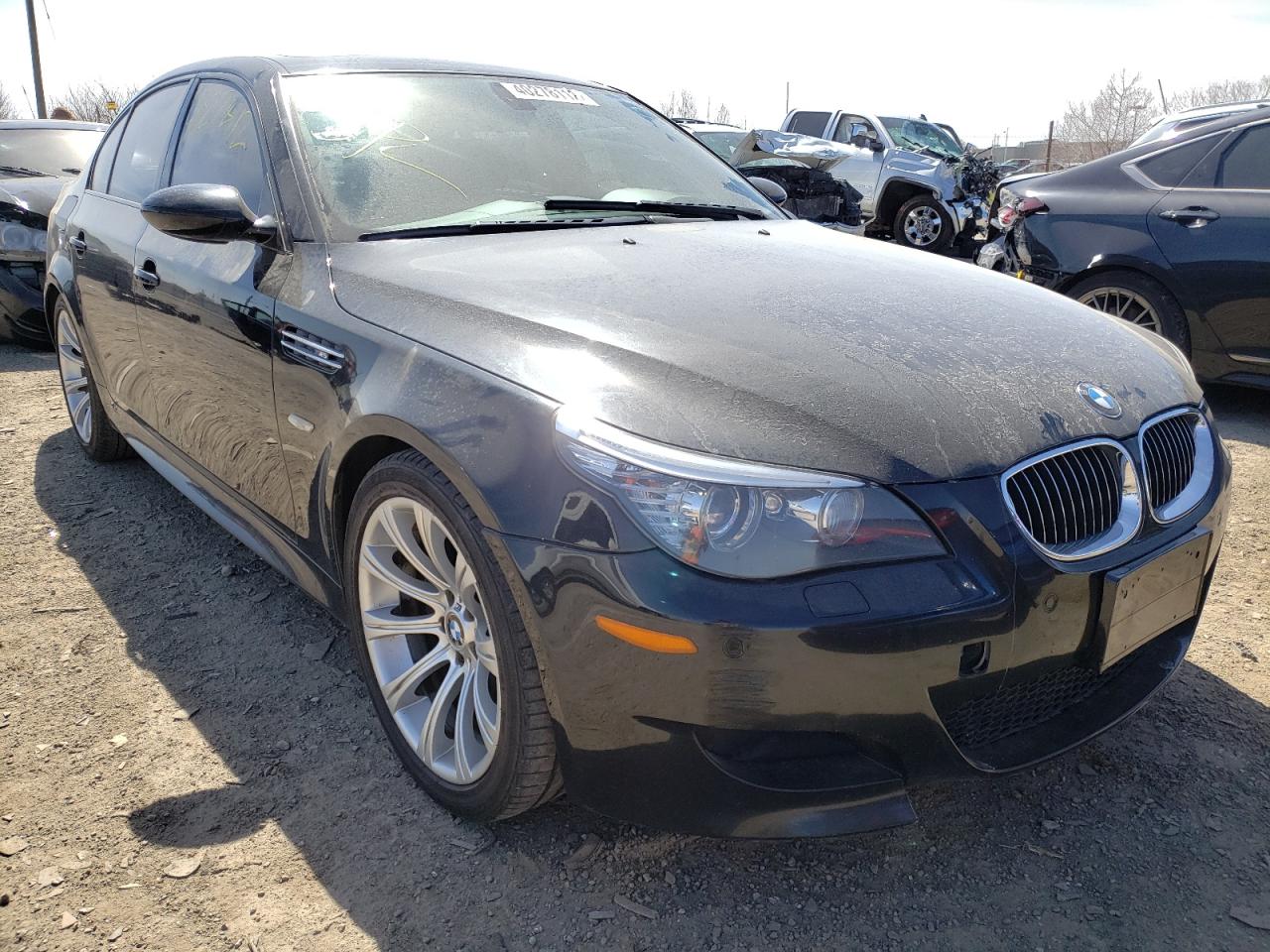 BMW M5 2008 with VIN WBSNB93558CX08081 - Photo from auction
