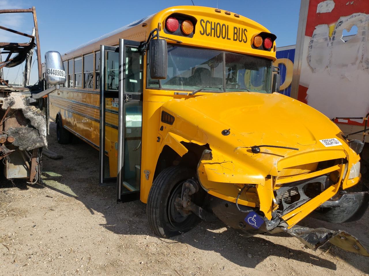 Photo 1 from auction – 2014 BLUE BIRD SCHOOL BUS with VIN 1BAKGCPA8EF297876
