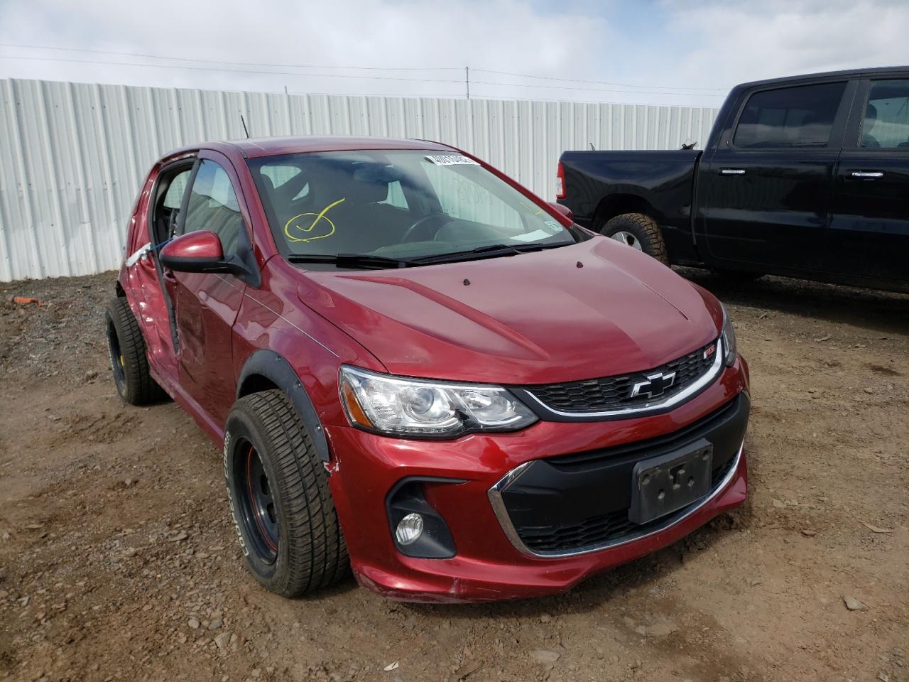Photo 1 from auction – 2018 CHEVROLET SONIC LT with VIN 1G1JD6SGXJ4106755