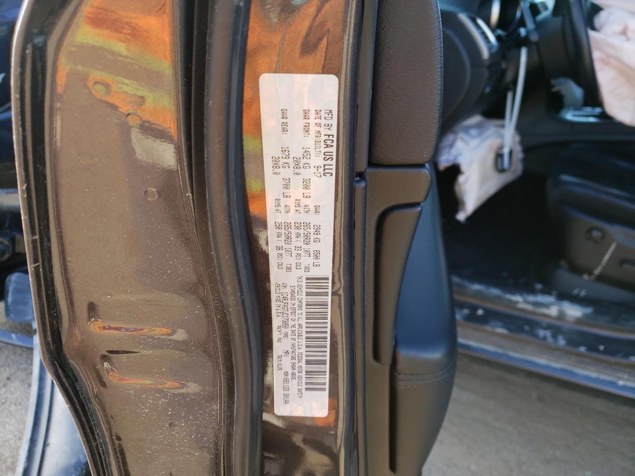 Photo 10 from auction – 2018 JEEP GRAND CHER with VIN 1C4RJFAG7JC173050