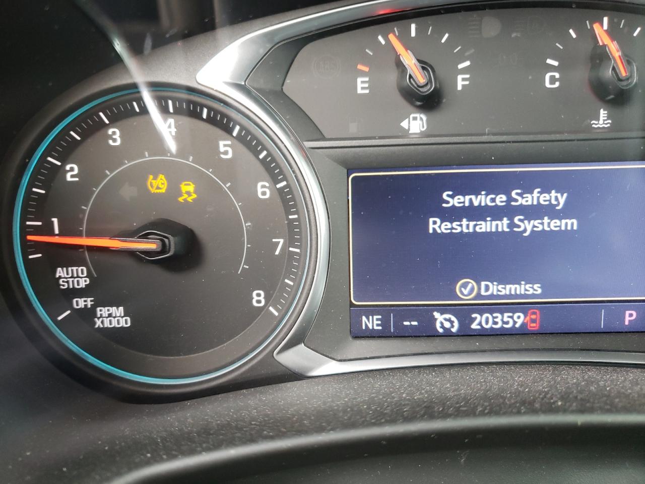 Photo 8 from auction – 2019 CHEVROLET EQUINOX LT with VIN 2GNAXUEVXK6296674