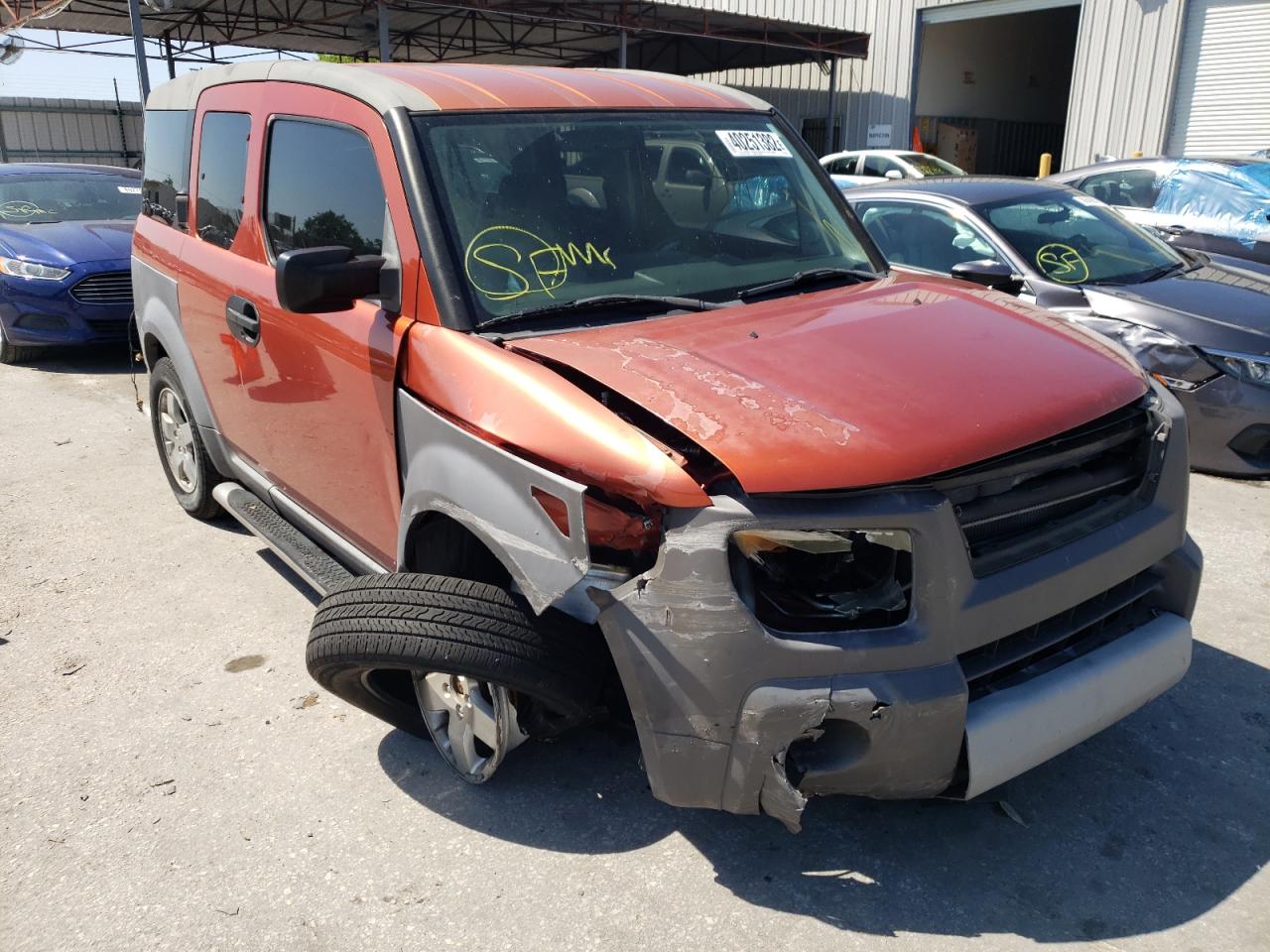 HONDA ELEMENT EX 2003 with VIN 5J6YH18593L010959 - Photo from auction