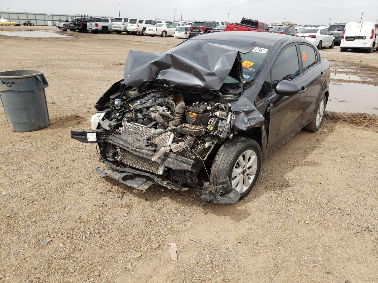 Photo 2 from auction – 2016 KIA RIO EX with VIN KNADN4A34G6626674
