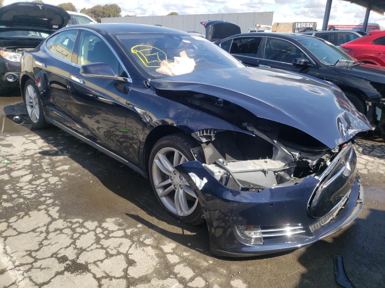 TESLA MODEL S 70 2015 with VIN 5YJSA1S14FFP77955 - Photo from auction
