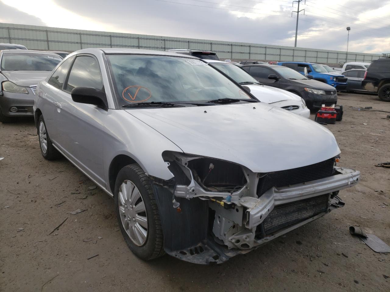 Photo 1 from auction – 2004 HONDA CIVIC LX with VIN 1HGEM22514L077142
