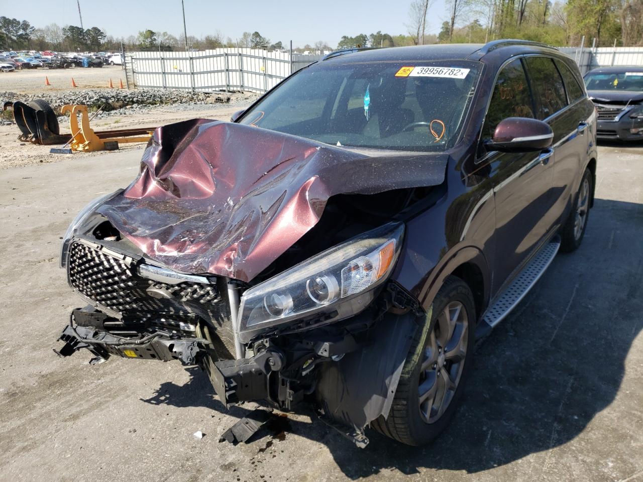 Photo 2 from auction – 2016 KIA SORENTO SX with VIN 5XYPK4A57GG075759