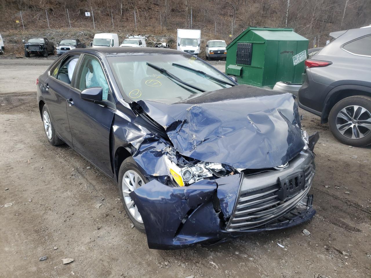 TOYOTA CAMRY LE 2017 with VIN 4T1BF1FK3HU712430 - Photo from auction