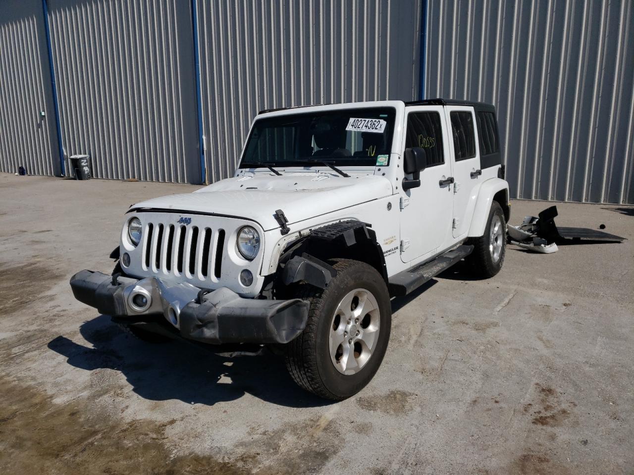 Photo 2 from auction – 2015 JEEP WRANGLER U with VIN 1C4BJWEG5FL653638
