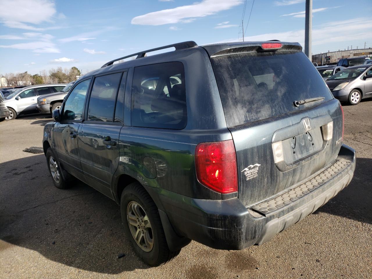 Photo 2 from auction – 2005 HONDA PILOT EXL with VIN 5FNYF18635B007324
