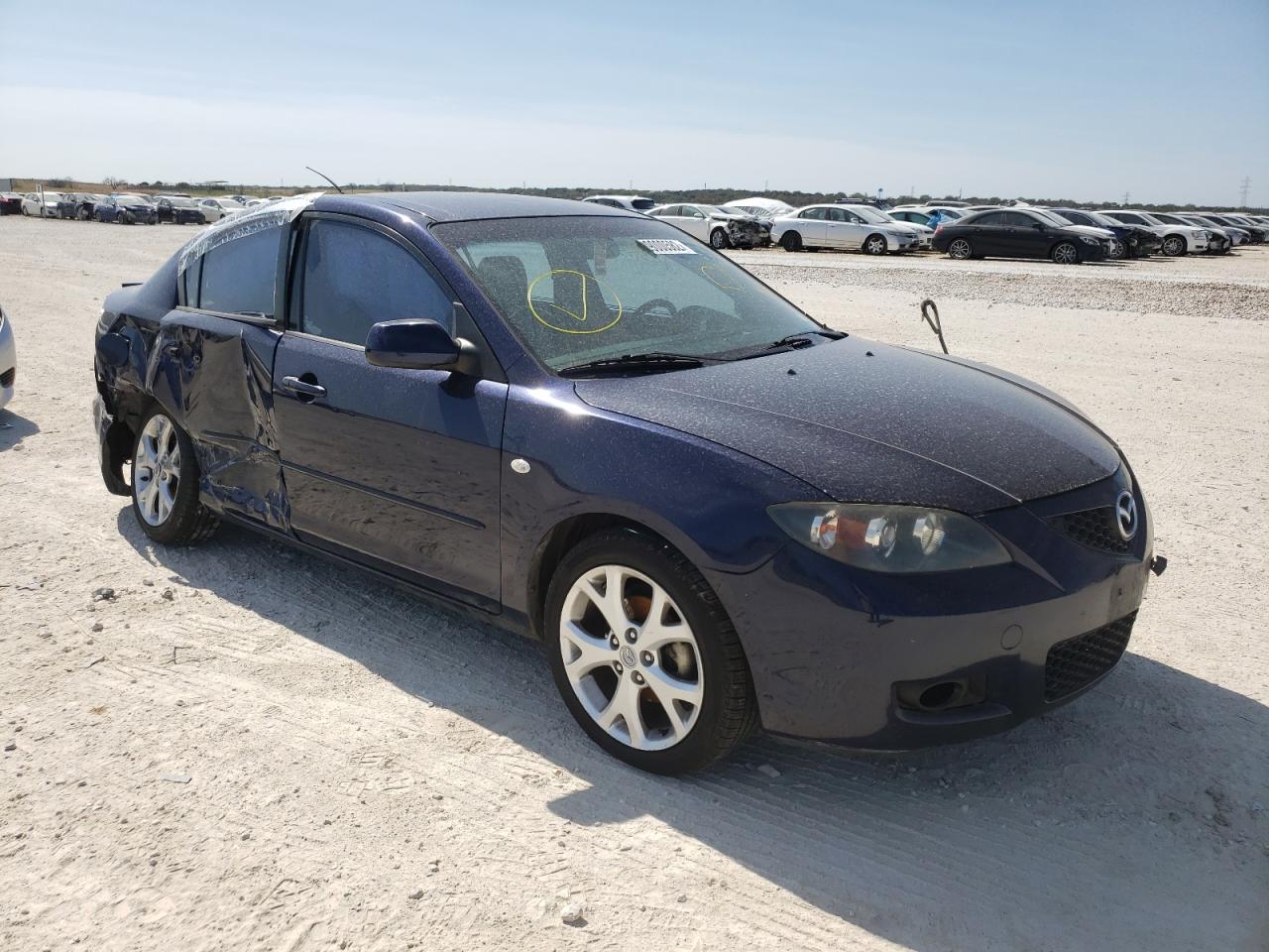 MAZDA 3 I 2008 with VIN JM1BK32F681116234 - Photo from auction