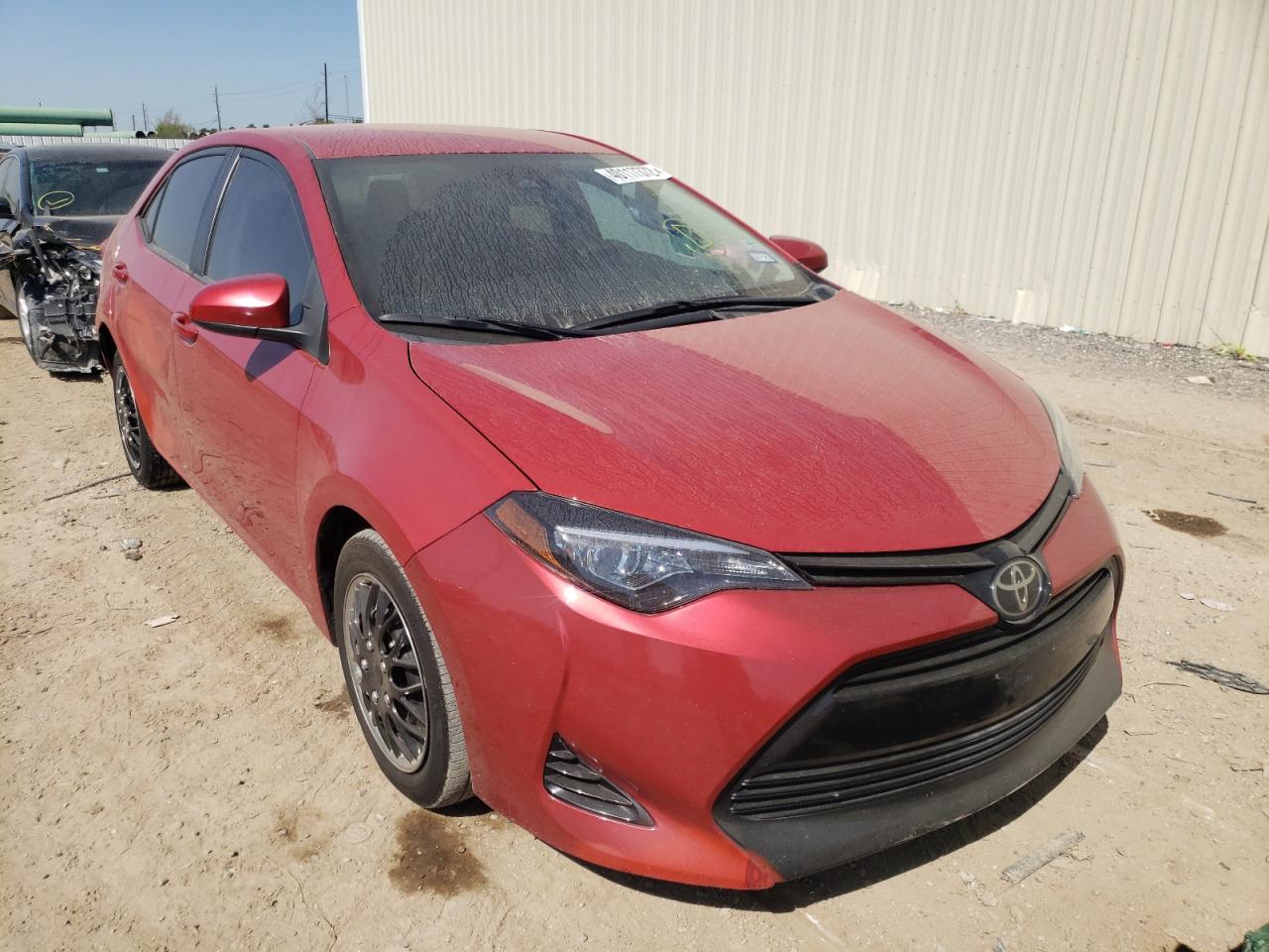 TOYOTA COROLLA L 2018 with VIN 2T1BURHE3JC068446 - Photo from auction