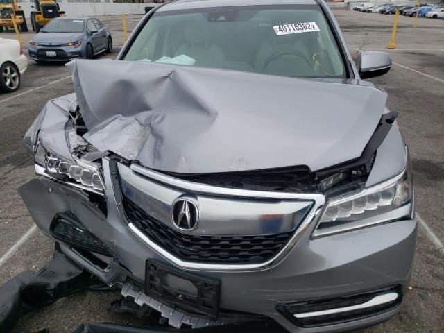 Photo 9 from auction – 2016 ACURA MDX TECHNO with VIN 5FRYD3H44GB016356