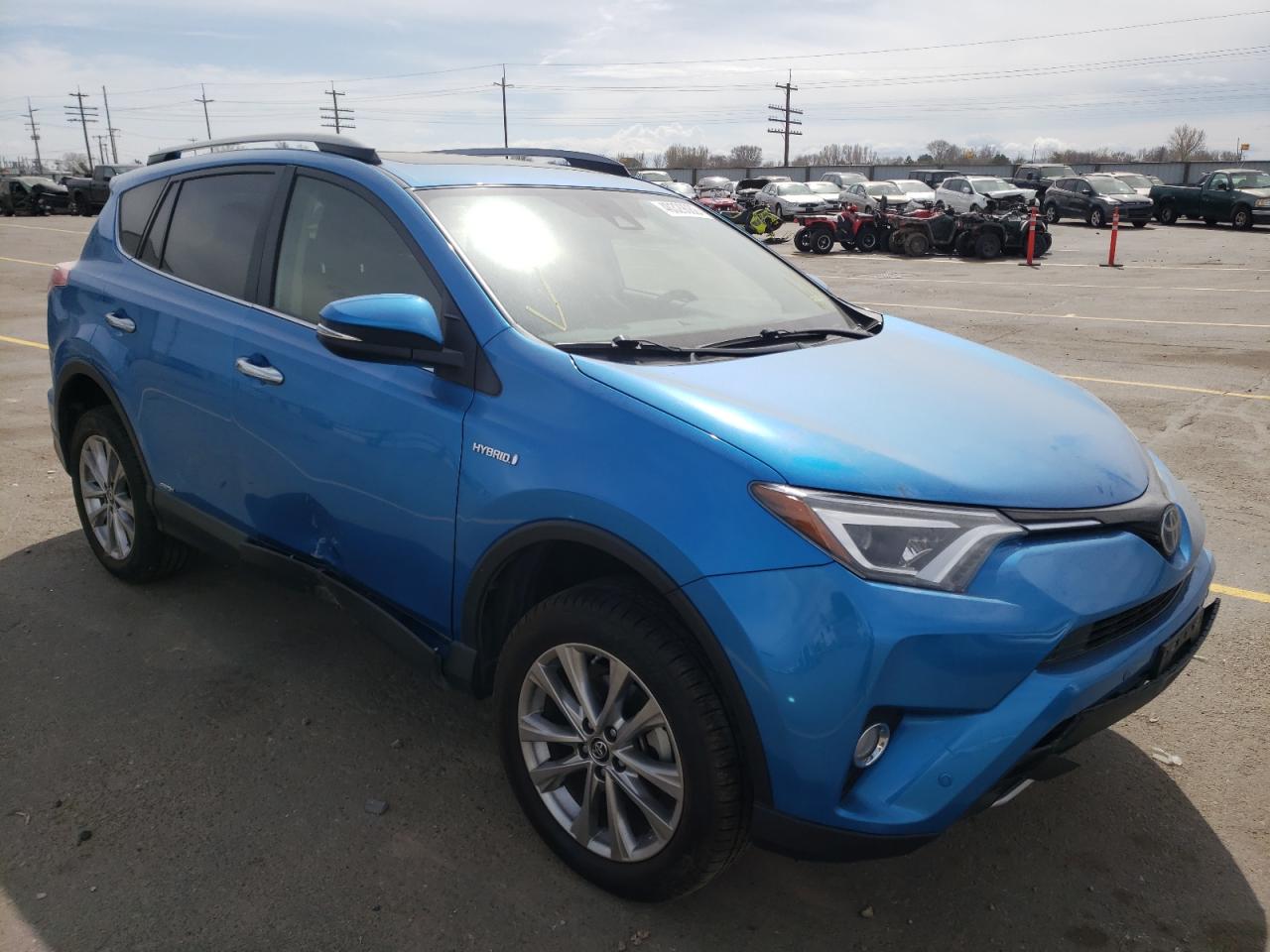Photo 1 from auction – 2018 TOYOTA RAV4 HV LI with VIN JTMDJREV7JD173533
