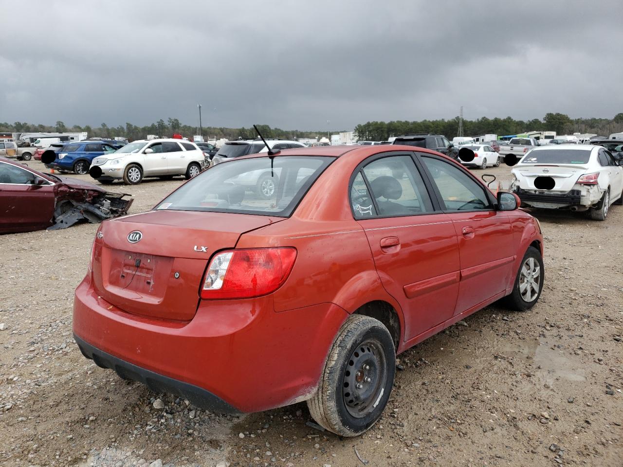 Photo 4 from auction – 2010 KIA RIO with VIN KNADH4A32A6614893