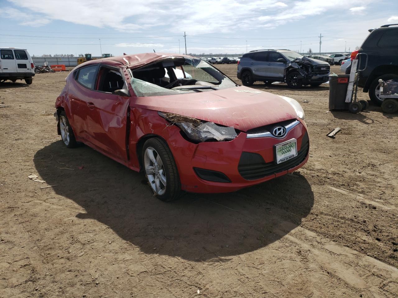 Photo 1 from auction – 2015 HYUNDAI VELOSTER with VIN KMHTC6AD6FU238618