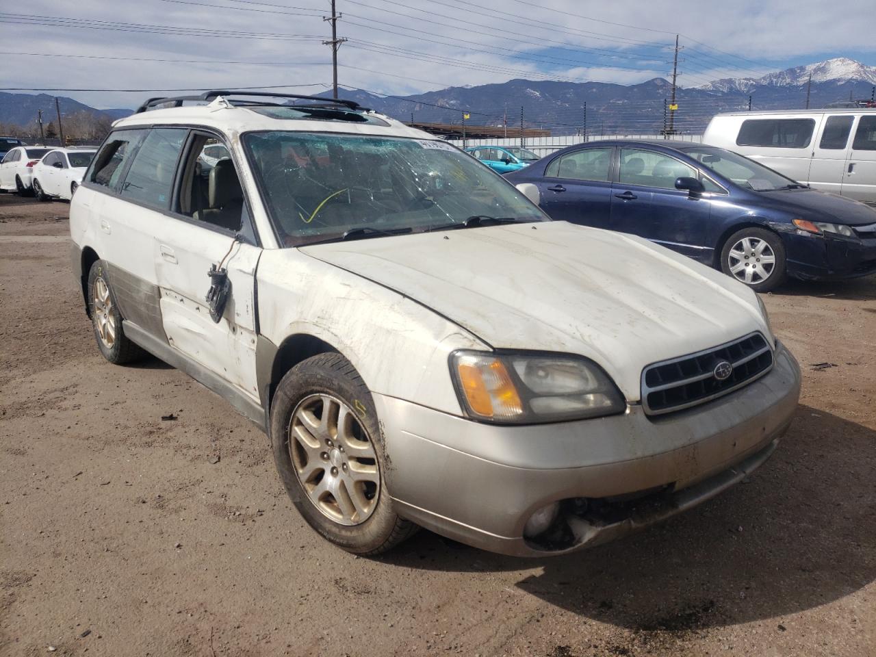 SUBARU LEGACY OUT 2000 with VIN 4S3BH6862Y7628223 - Photo from auction