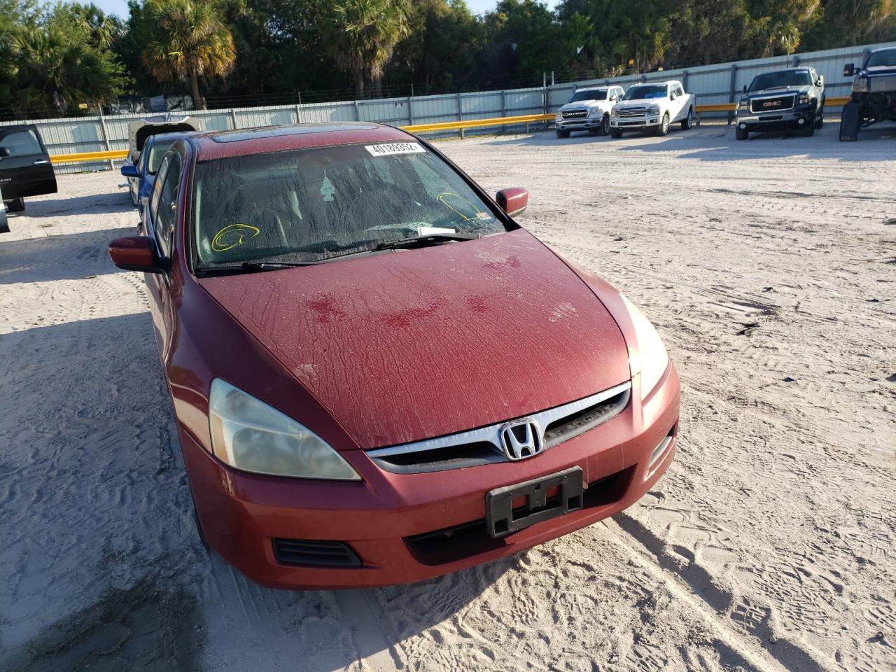 Photo 9 from auction – 2007 HONDA ACCORD EX with VIN 1HGCM65877A083824