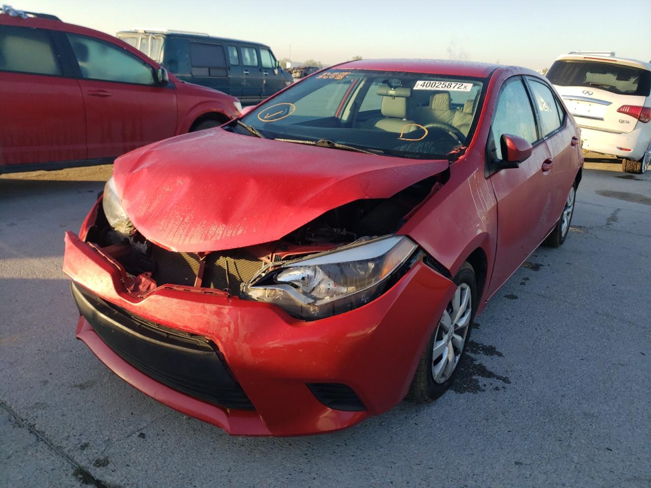 Photo 2 from auction – 2014 TOYOTA COROLLA L with VIN 2T1BURHE9EC124380