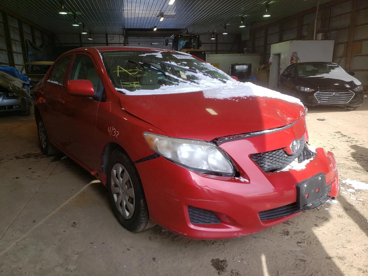 TOYOTA COROLLA BA 2010 with VIN 2T1BU4EE4AC473089 - Photo from auction