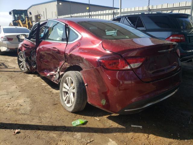 Photo 3 from auction – 2015 CHRYSLER 200 LIMITE with VIN 1C3CCCAB8FN704078