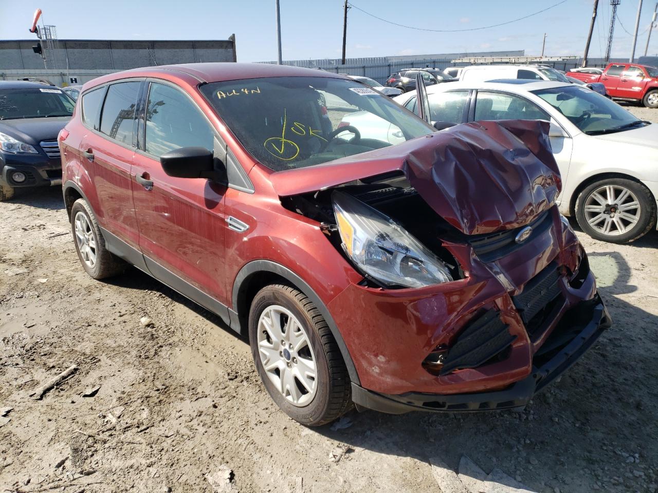 FORD ESCAPE S 2016 with VIN 1FMCU0F76GUC60410 - Photo from auction