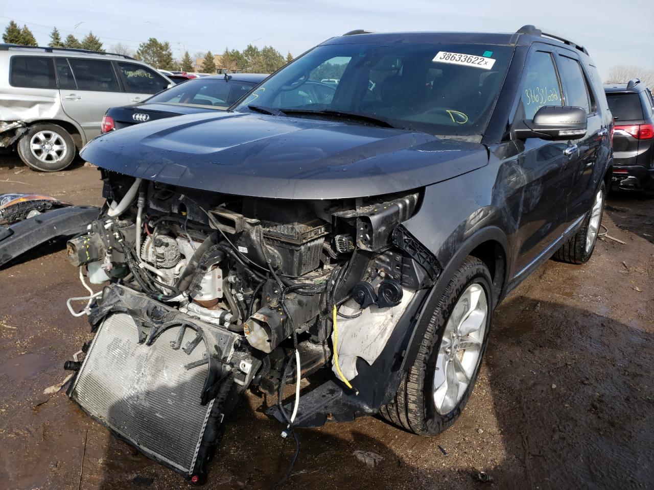 Photo 2 from auction – 2015 FORD EXPLORER L with VIN 1FM5K8F87FGB00376