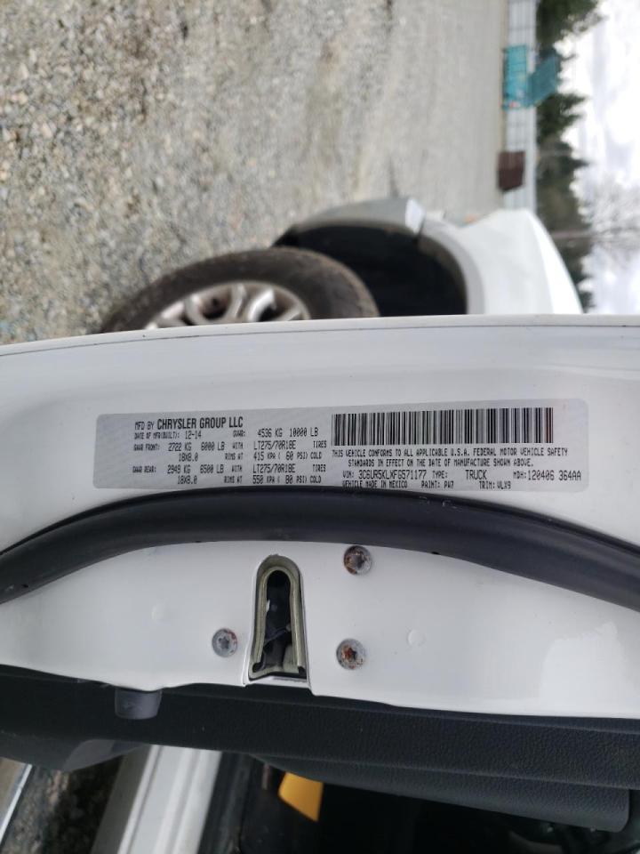 Photo 10 from auction – 2015 RAM 2500 LARAM with VIN 3C6UR5KLXFG571177