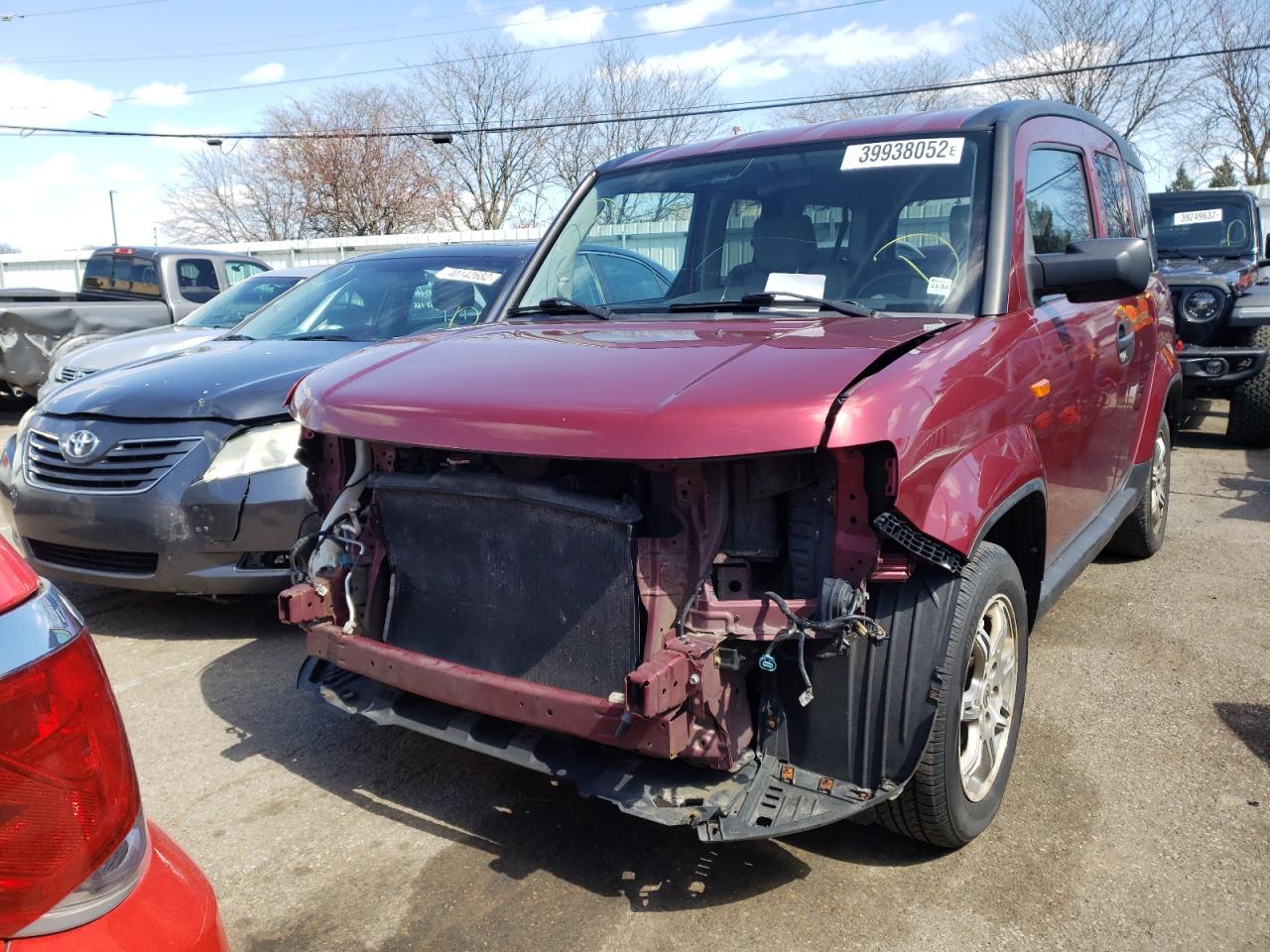 Photo 9 from auction – 2010 HONDA ELEMENT EX with VIN 5J6YH2H74AL006015
