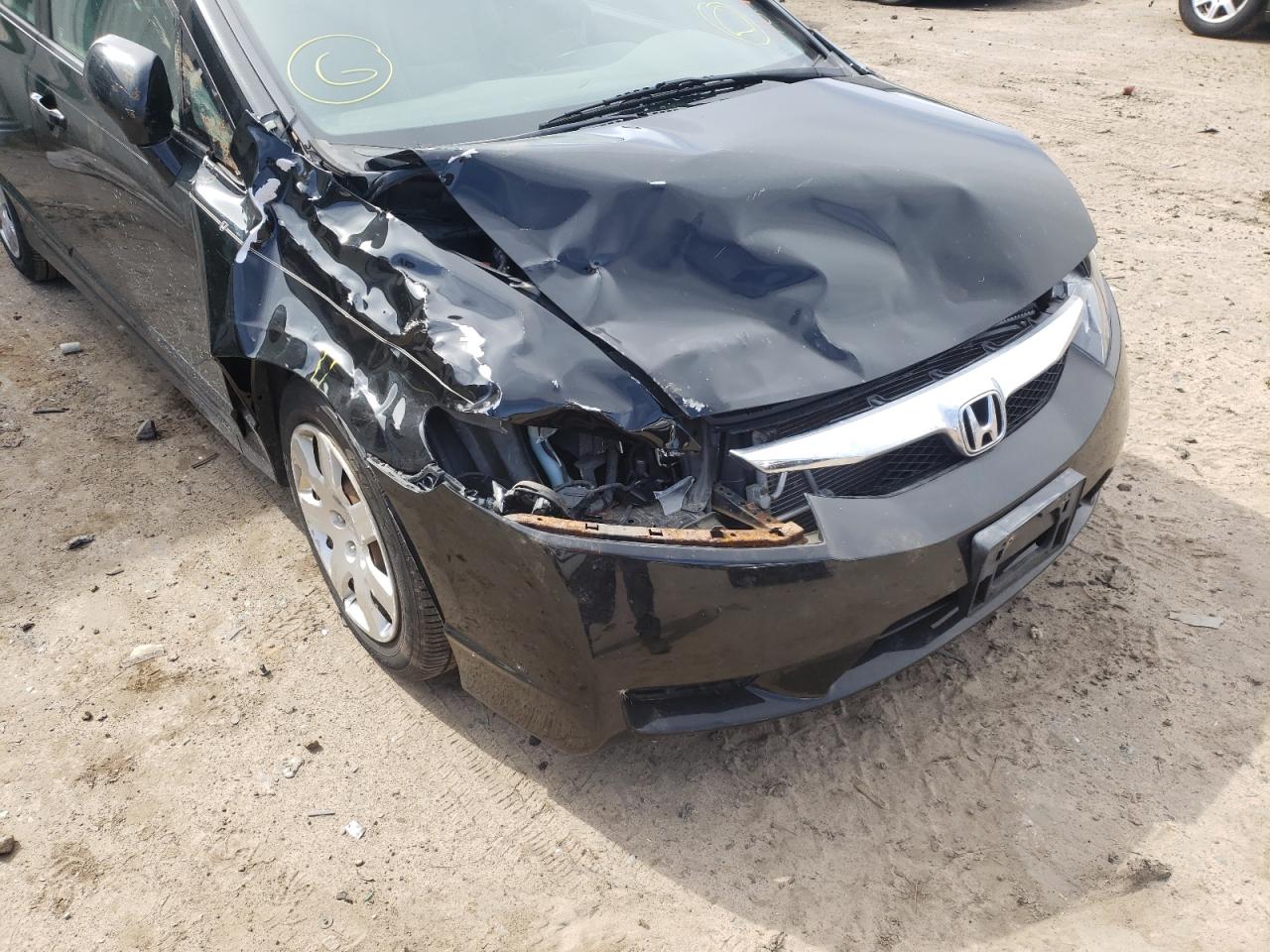 Photo 9 from auction – 2010 HONDA CIVIC LX with VIN 19XFA1F58AE066658