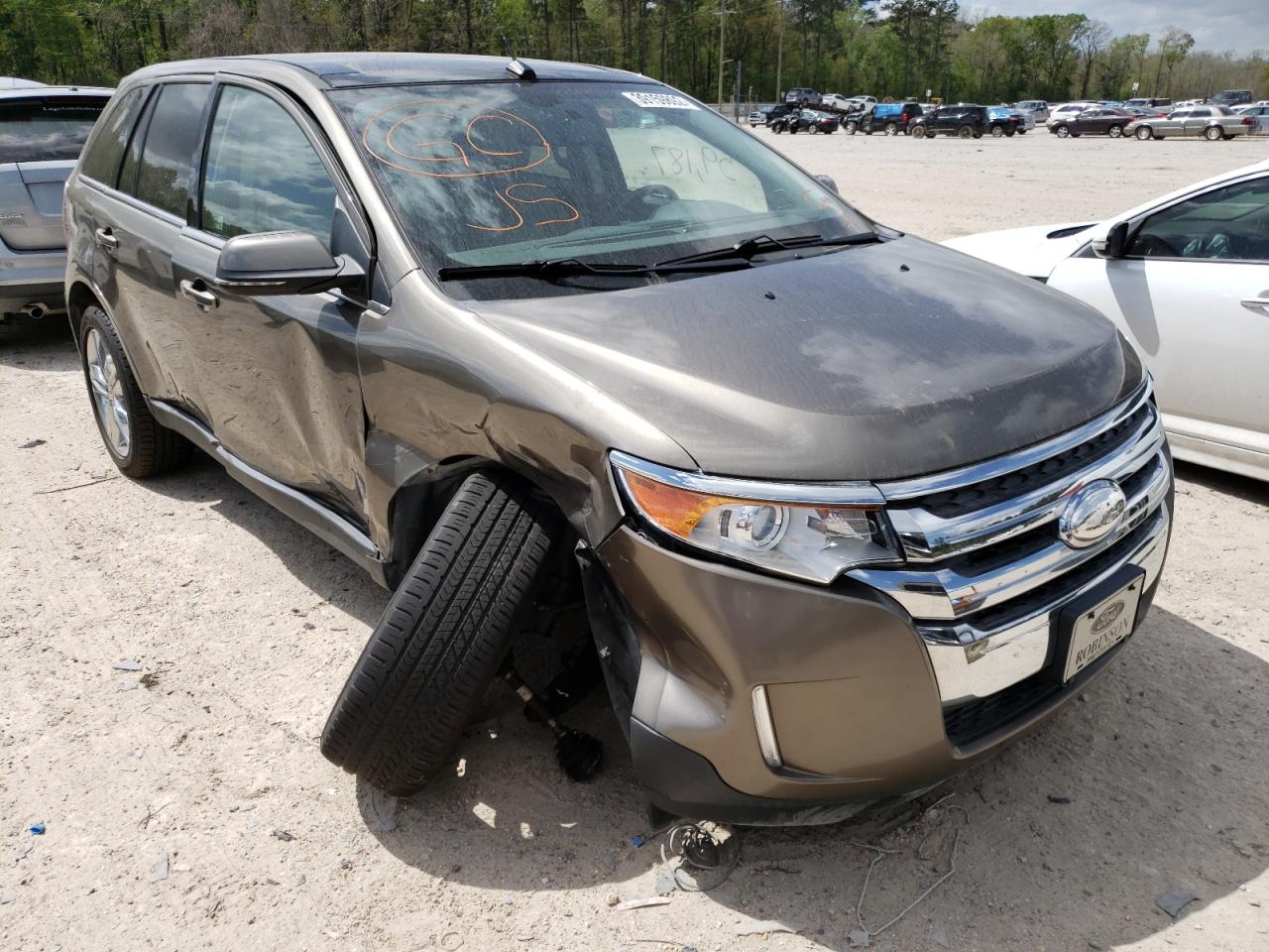 FORD EDGE LIMIT 2012 with VIN 2FMDK3KC1CBA25847 - Photo from auction