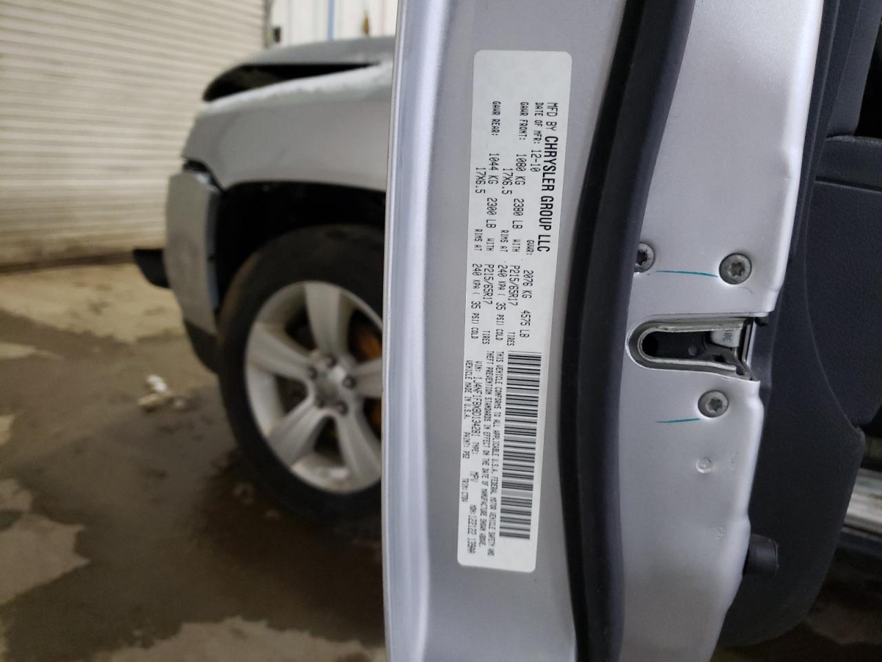 Photo 10 from auction – 2011 JEEP COMPASS SP with VIN 1J4NF1FBXBD134281
