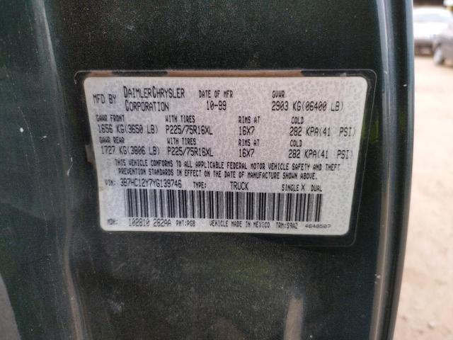 Photo 10 from auction – 2000 DODGE RAM 1500 with VIN 3B7HC12Y7YG139746