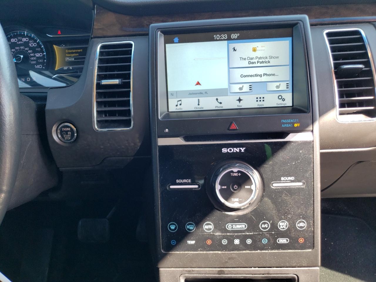 Photo 9 from auction – 2018 FORD FLEX LIMIT with VIN 2FMGK5D89JBA07238