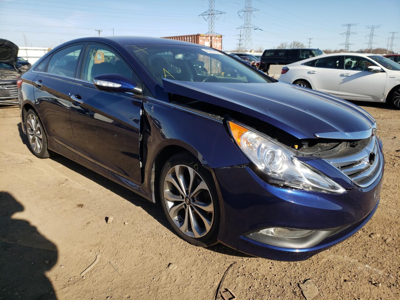 HYUNDAI SONATA SE 2014 with VIN 5NPEC4AB2EH896719 - Photo from auction