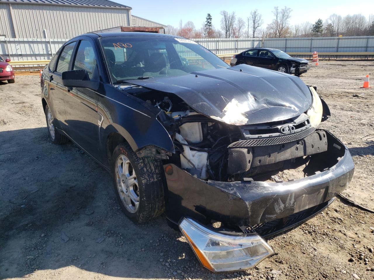 FORD FOCUS SE 2008 with VIN 1FAHP35N68W246313 - Photo from auction