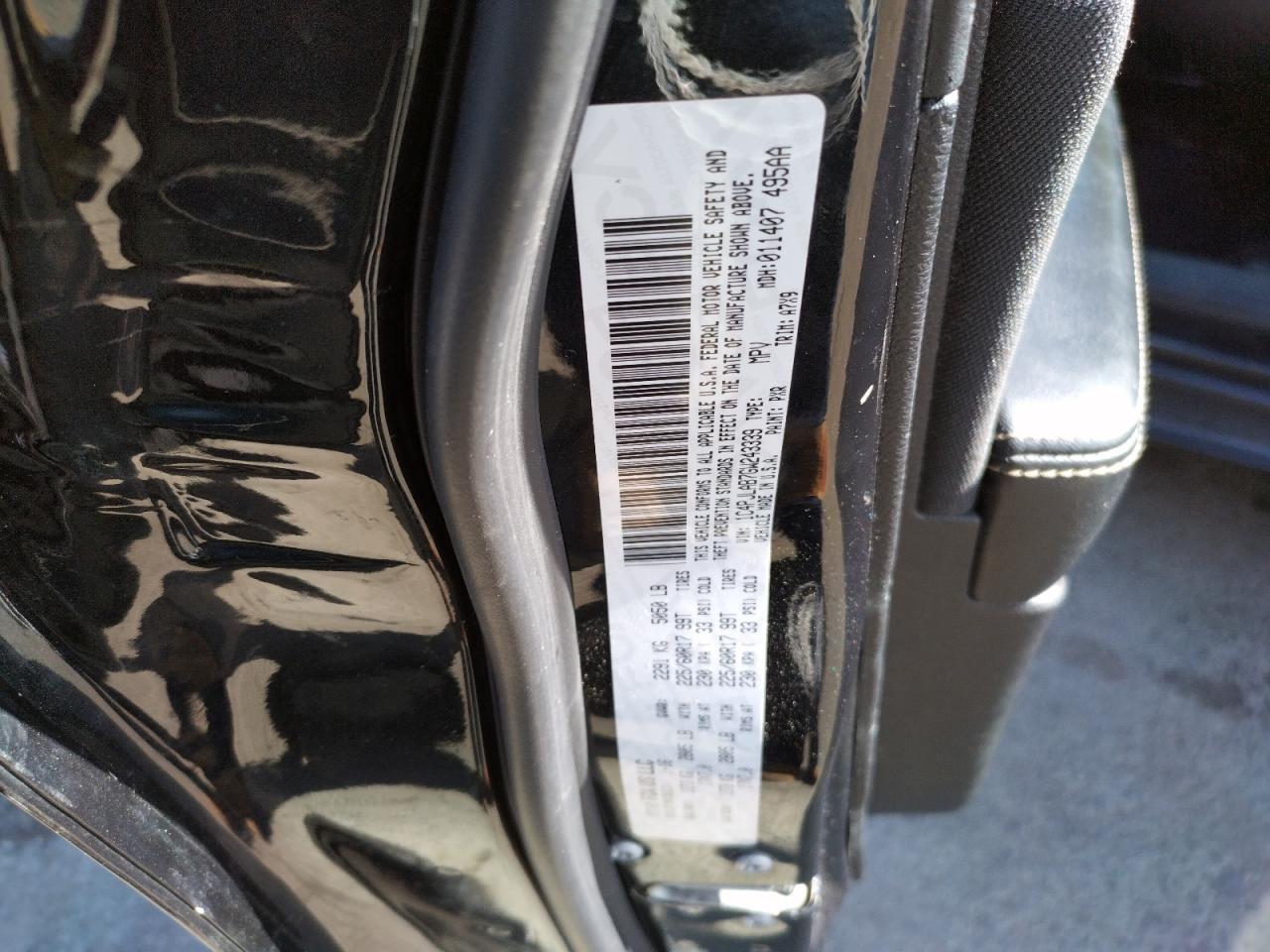 Photo 10 from auction – 2016 JEEP CHEROKEE S with VIN 1C4PJLAB7GW243339