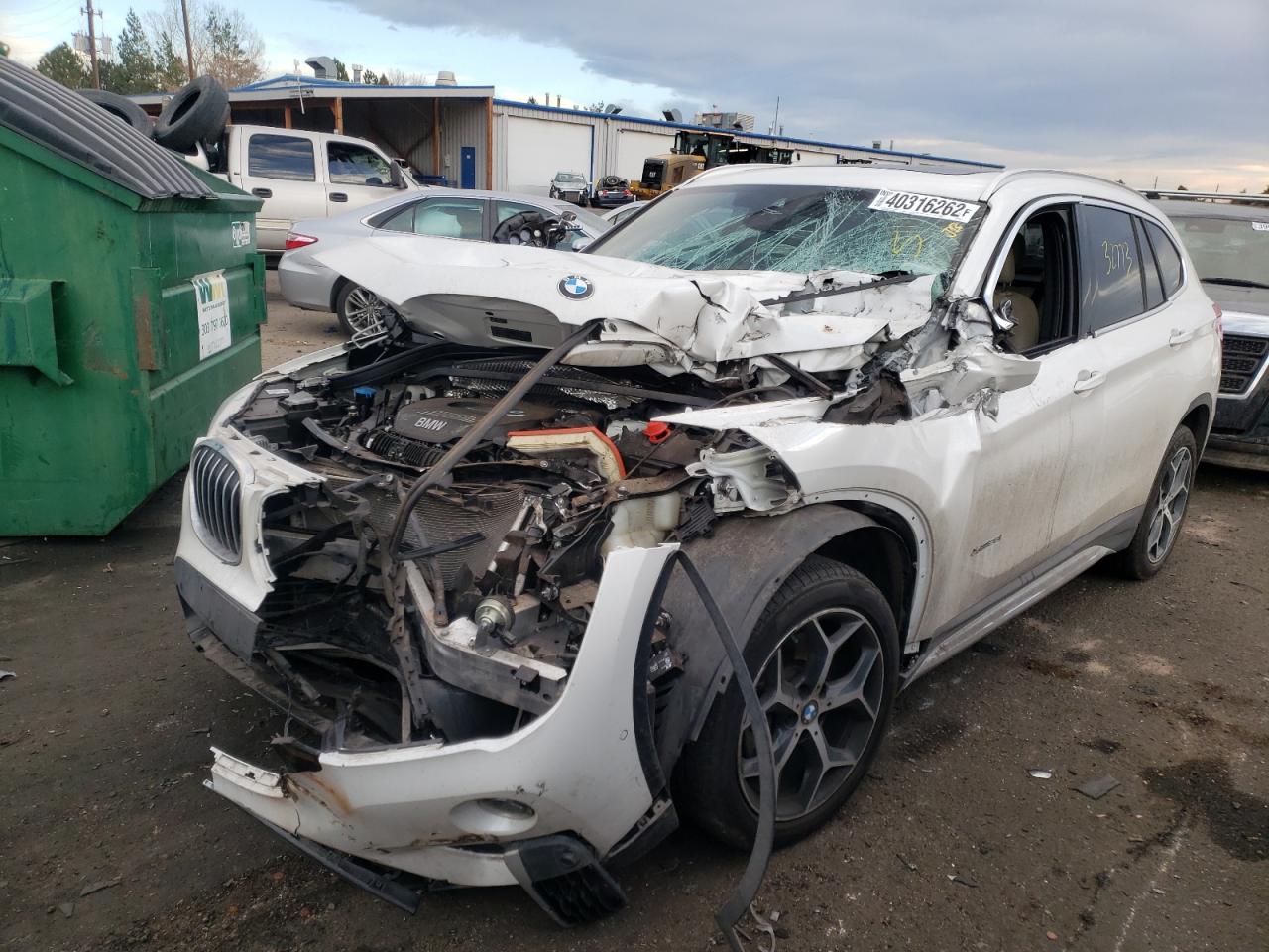 Photo 2 from auction – 2016 BMW X1 XDRIVE2 with VIN WBXHT3C38G5F67187