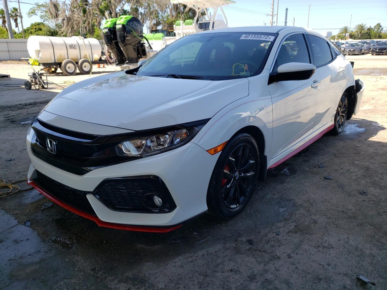 Photo 2 from auction – 2018 HONDA CIVIC EX with VIN SHHFK7H59JU211535