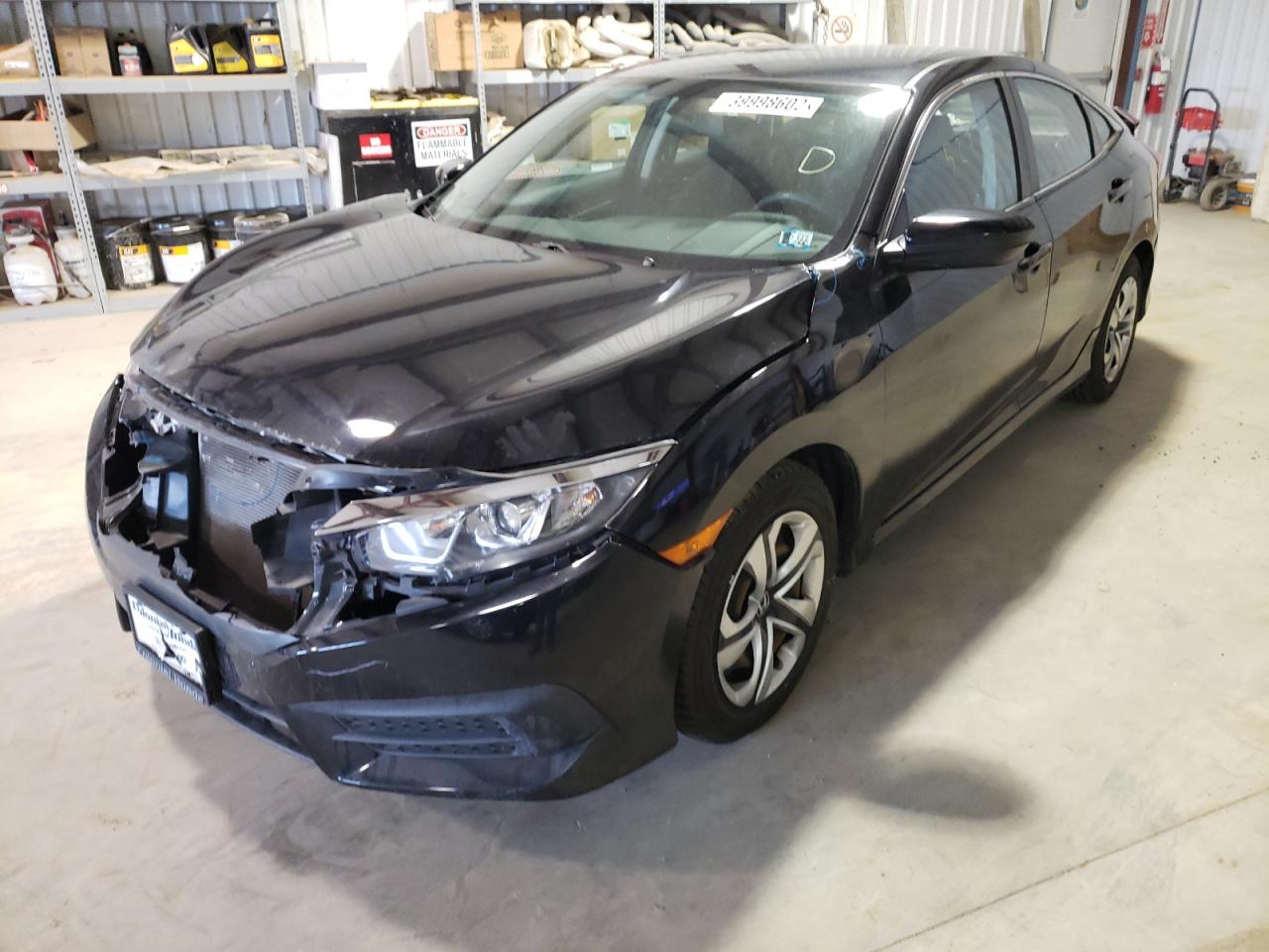 Photo 2 from auction – 2016 HONDA CIVIC LX with VIN 19XFC2F57GE041906