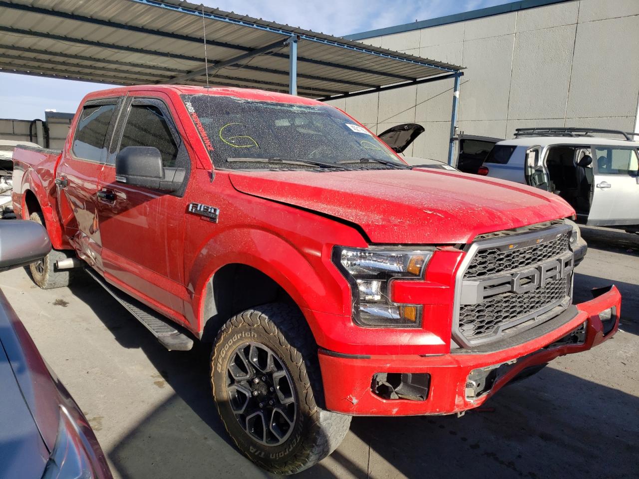 FORD F150 SUPER 2015 with VIN 1FTEW1EF6FKE45976 - Photo from auction