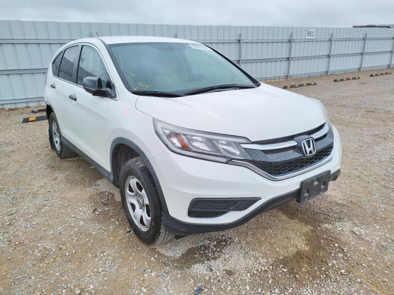 HONDA CR-V LX 2015 with VIN 5J6RM4H36FL016691 - Photo from auction