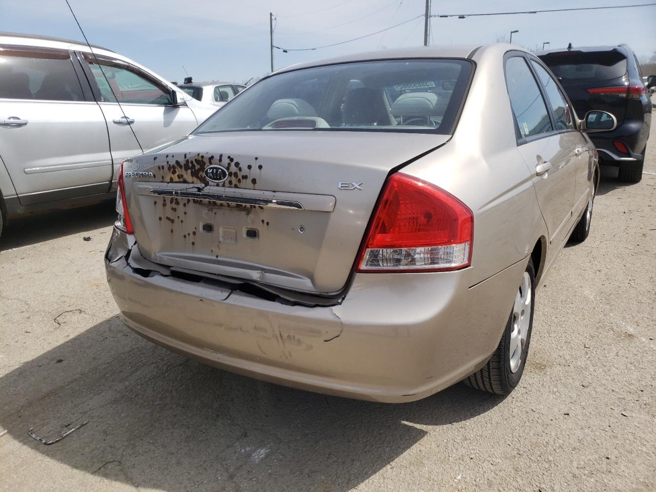Photo 4 from auction – 2007 KIA SPECTRA EX with VIN KNAFE121075466903