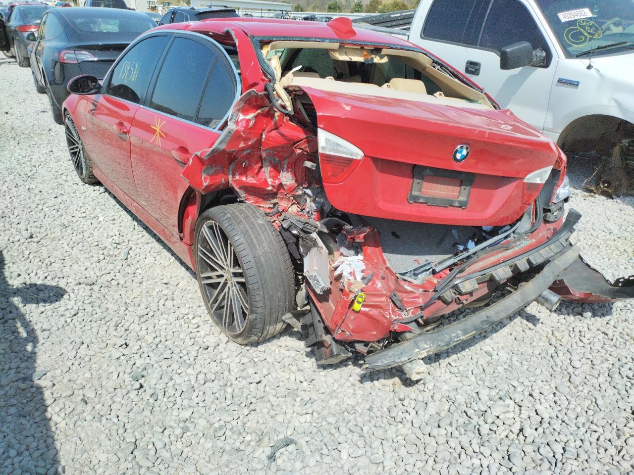 Photo 3 from auction – 2008 BMW 335 I with VIN WBAVB73548KY65034