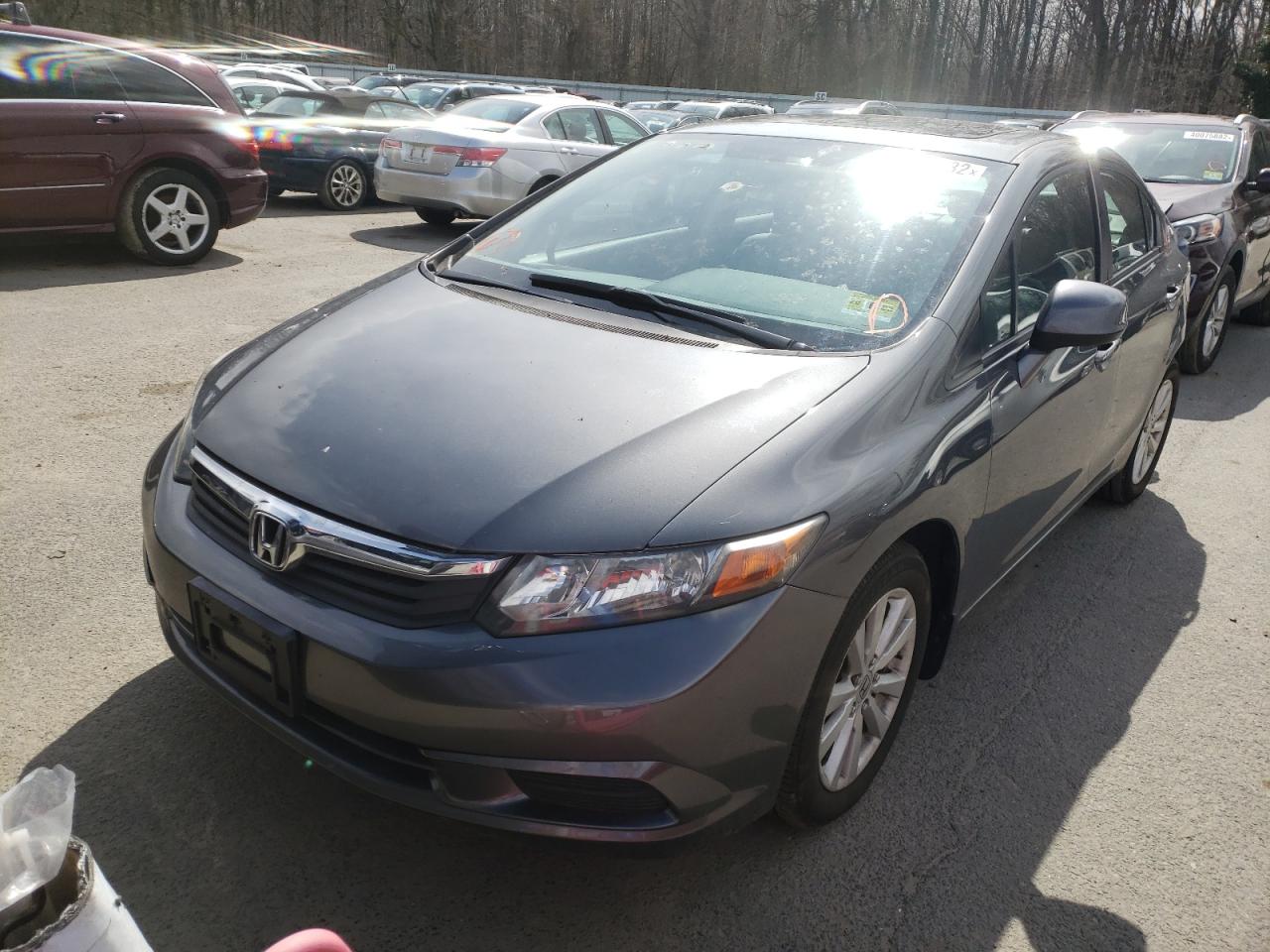 Photo 2 from auction – 2012 HONDA CIVIC EXL with VIN 2HGFB2F99CH317847
