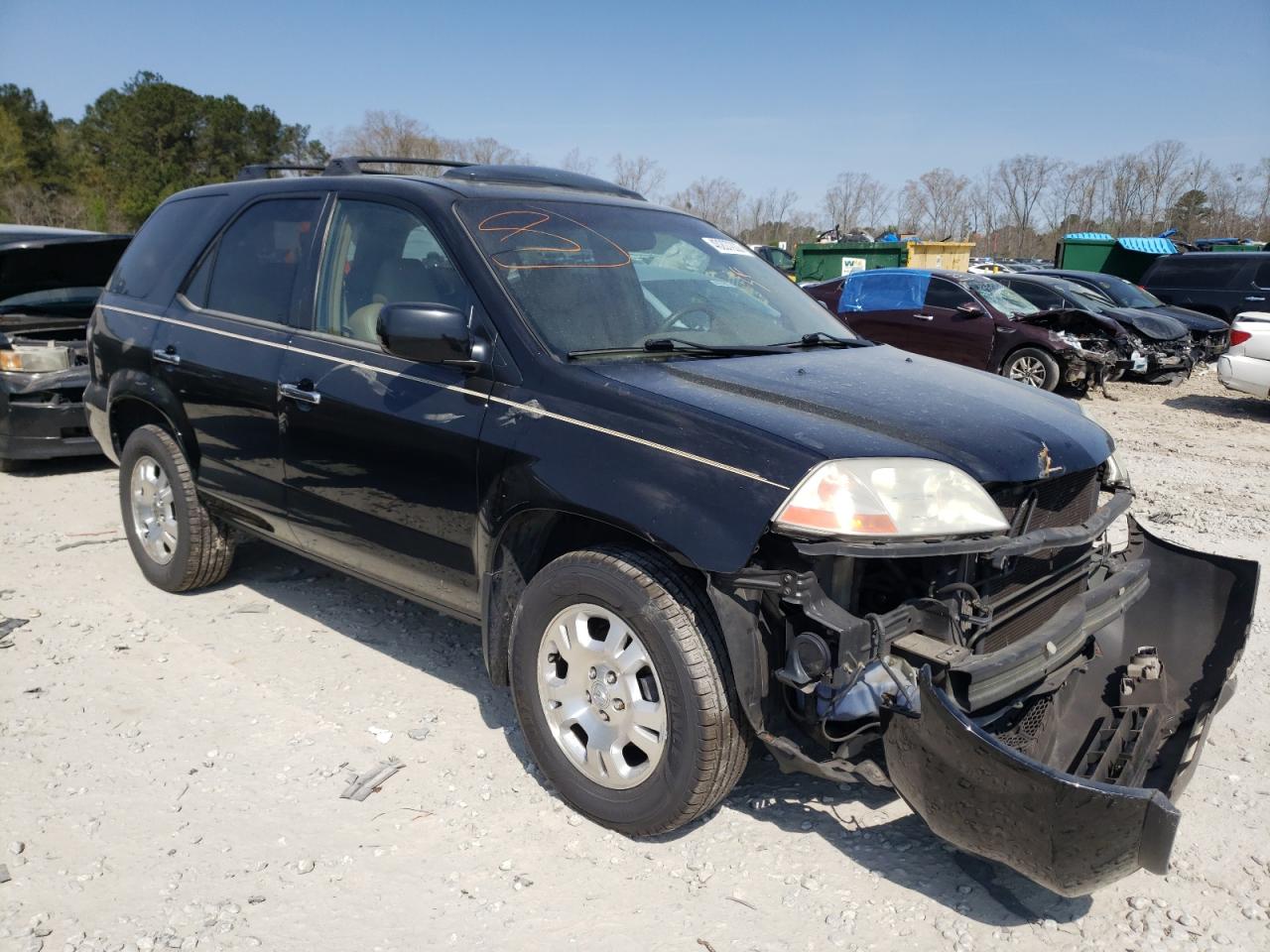 ACURA MDX 2002 with VIN 2HNYD18252H500571 - Photo from auction