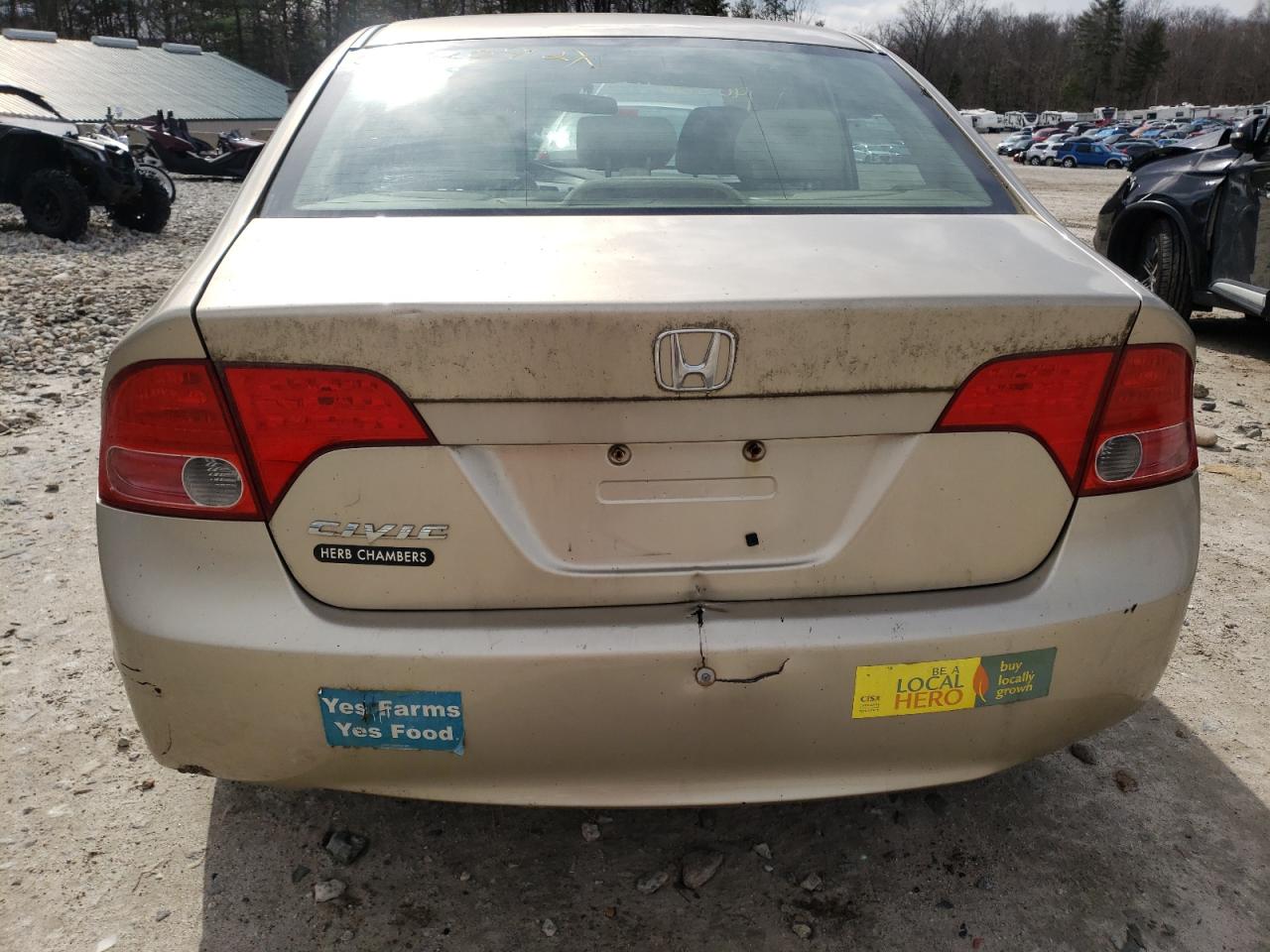 Photo 9 from auction – 2008 HONDA CIVIC EX with VIN 1HGFA15808L049271