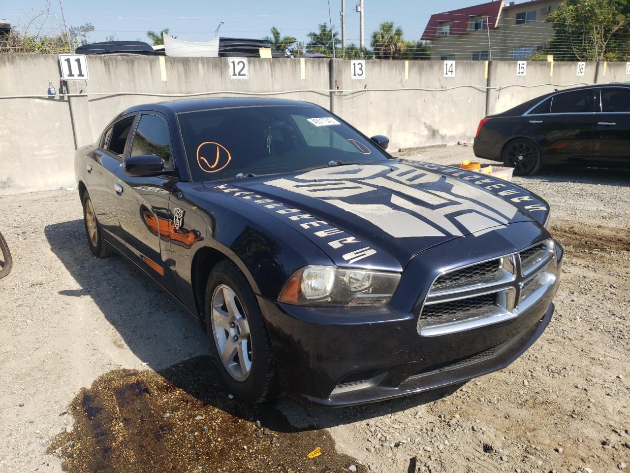 DODGE CHARGER SE 2012 with VIN 2C3CDXBG3CH117435 - Photo from auction